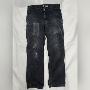 Distressed Carhartt Relaxed Fit Men's Pants